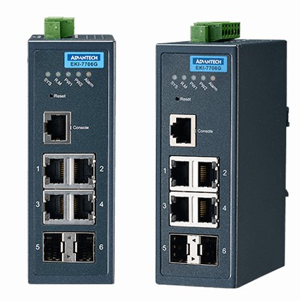 IPS1-04 (EKI-7706E-2F-AE) Switch Manageable